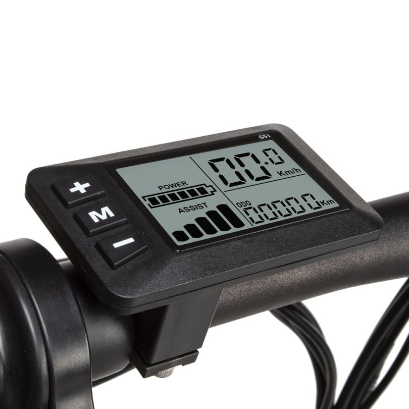 Skládací městské elektrokolo SAMEBIKE 20LVXD30 - Barva: Černá