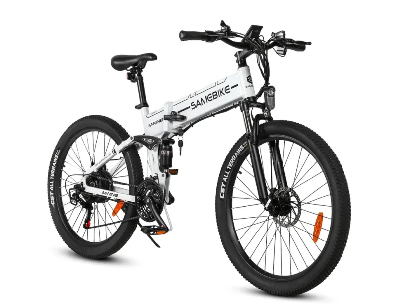 Skládací elektrokolo SAMEBIKE LO26-II - Barva: Černá