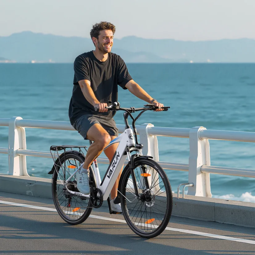 Městské elektrokolo VARUN S700 - Barva: Černá, Rám: Klasický