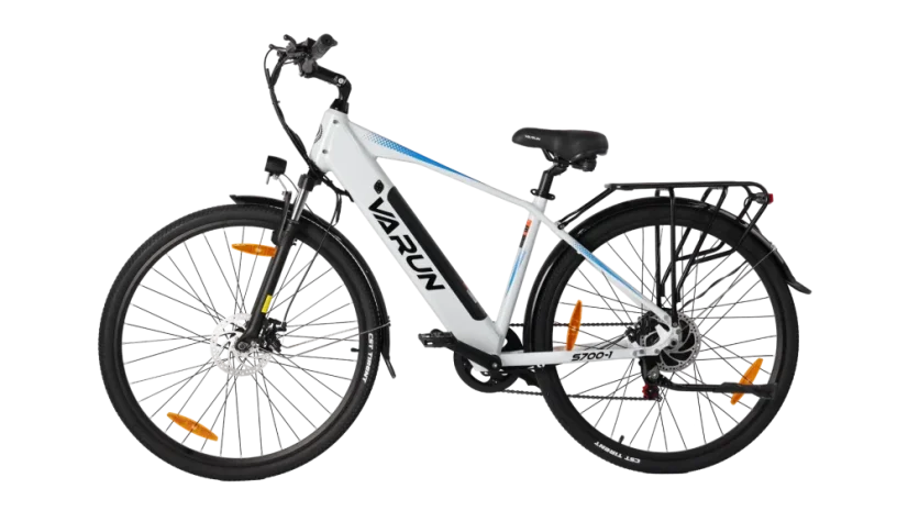 Městské elektrokolo VARUN S700 - Barva: Bílá, Rám: Snížený