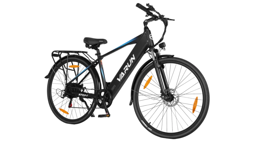 Městské elektrokolo VARUN S700 - Barva: Černá, Rám: Klasický