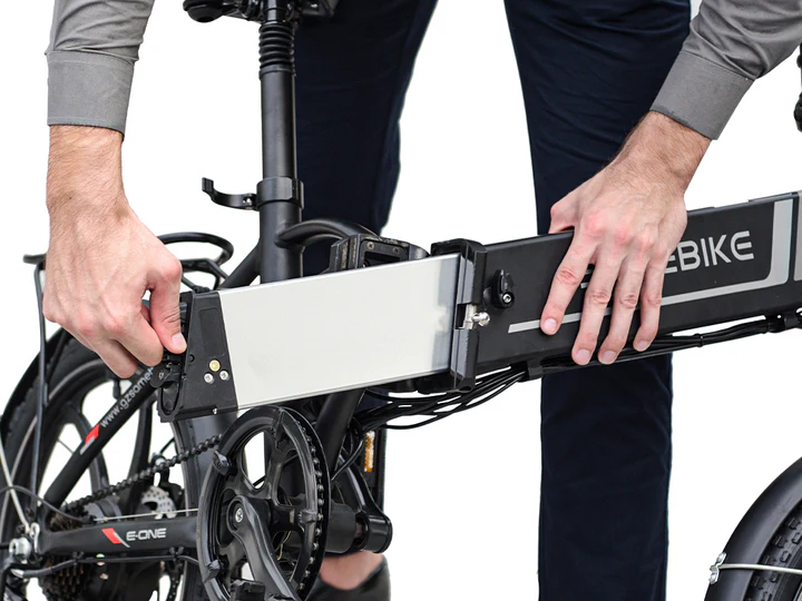 Skládací městské elektrokolo SAMEBIKE 20LVXD30 - Barva: Bílá