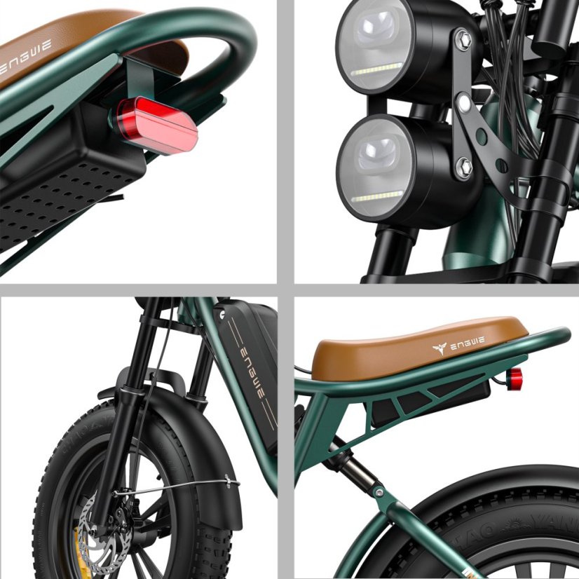 Moto elektrokolo ENGWE M20 Single - Barva: Zelená