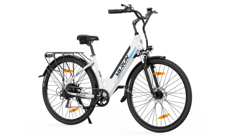 Městské elektrokolo VARUN S700 - Barva: Bílá, Rám: Snížený