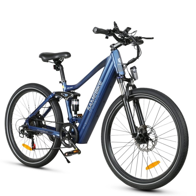 Celoodpružené elektrokolo SAMEBIKE XD26-II 48V 14Ah - Barva: Černá
