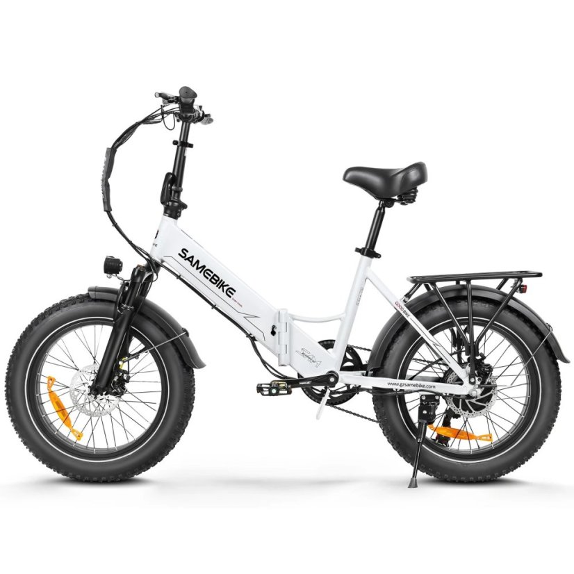 Výkonný skládací Fat Bike SAMEBIKE LOTDM200-II - Barva: Šedá