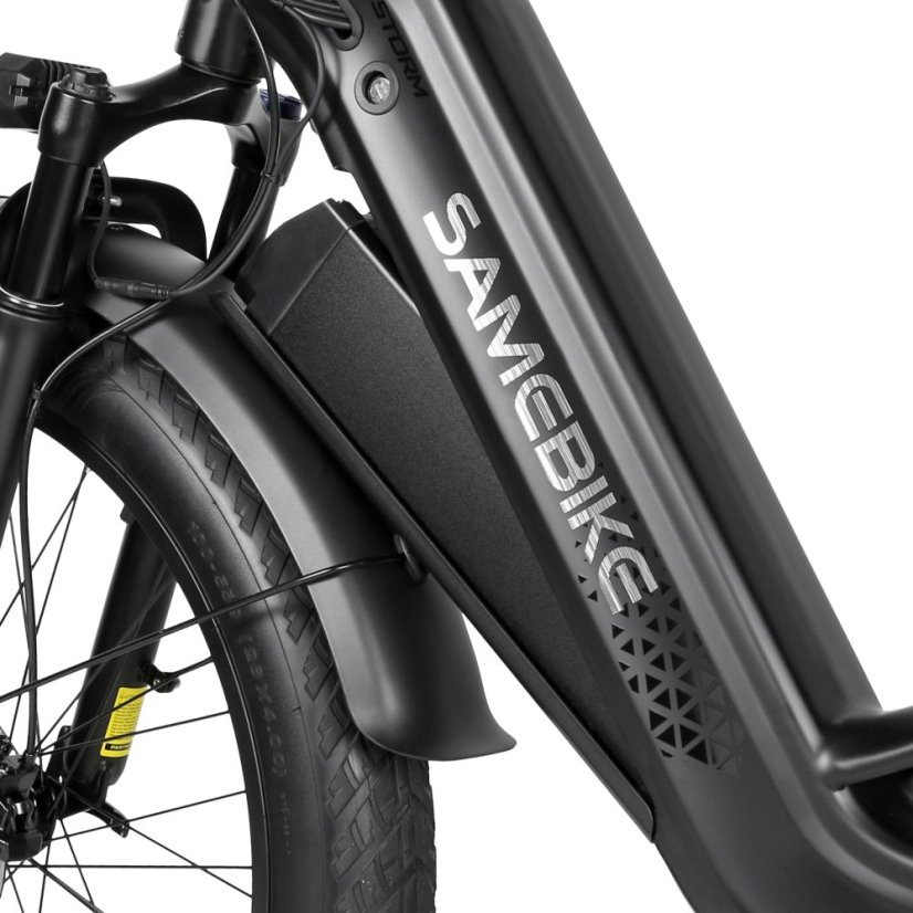 Dámské fatbike elektrokolo SAMEBIKE CREST 48V 20Ah - Barva: Černá
