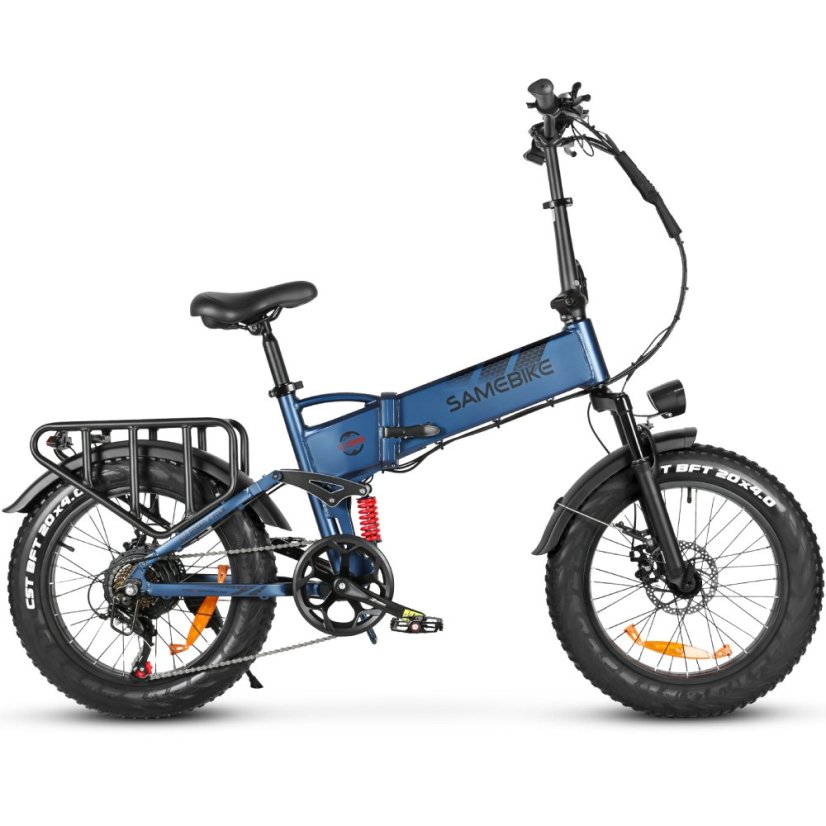 Skládací Fat Bike SAMEBIKE RS-A02 - Barva: Tmavě modrá
