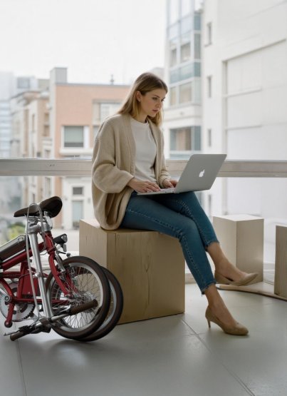 Lehké skládací městské elektrokolo OneSport OT02