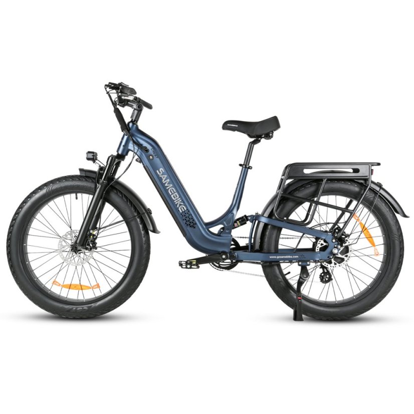 Dámské fatbike elektrokolo SAMEBIKE CREST 48V 20Ah - Barva: Černá