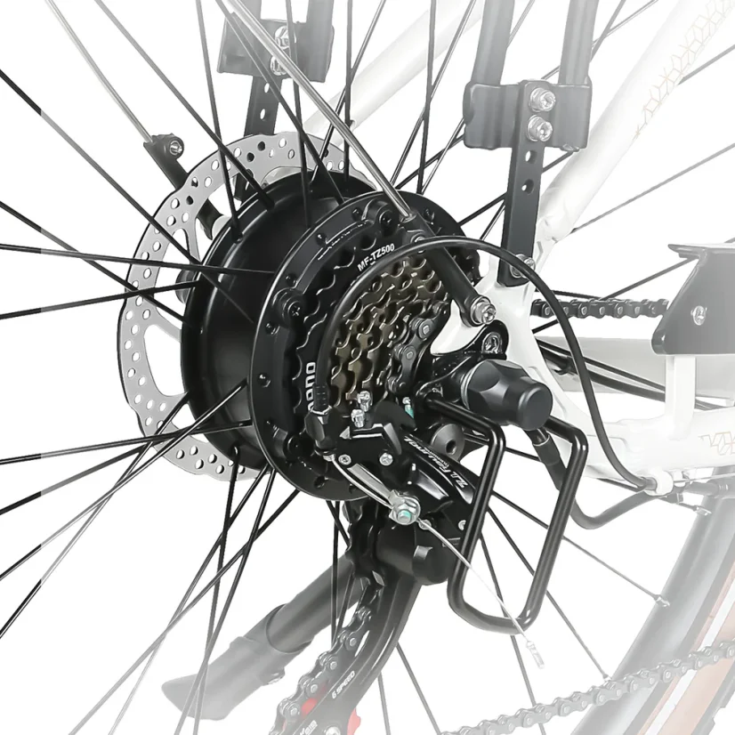 Elegantní městské retro elektrokolo SAMEBIKE RS-A07 - Barva: Tyrkysová