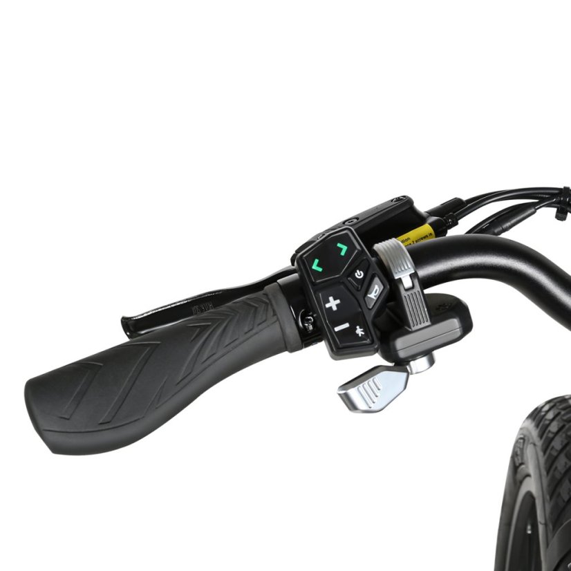 Dámské fatbike elektrokolo SAMEBIKE CREST 48V 20Ah - Barva: Černá