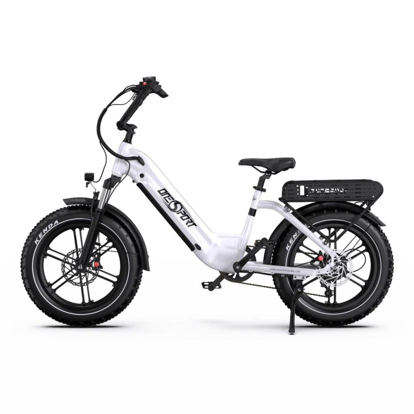 Moderní městské elektrokolo OT08 - Barva: Bílá