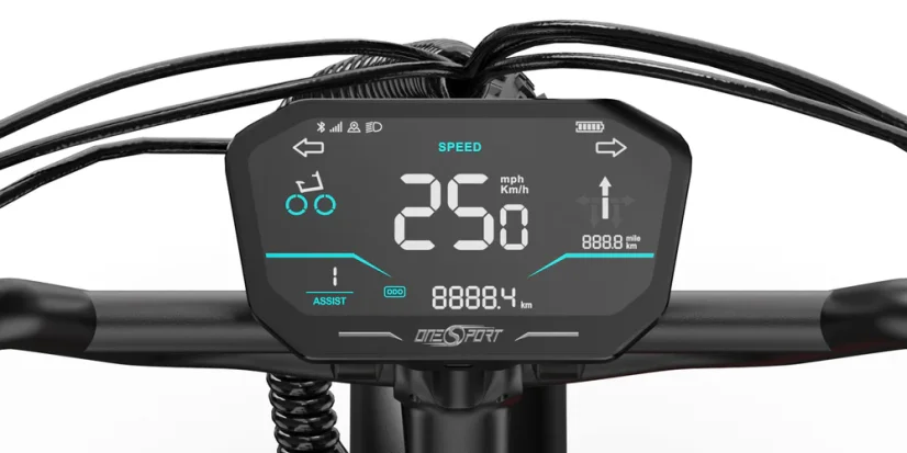 Elektro nákladní tříkolka OT30 Pro - Barva: Černá