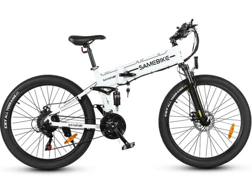 Skládací elektrokolo SAMEBIKE LO26-II - Barva: Černá