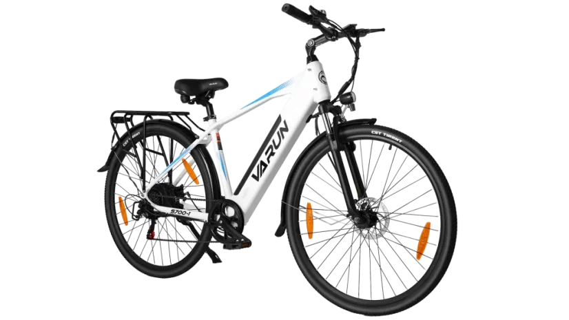 Městské elektrokolo VARUN S700 - Barva: Bílá, Rám: Snížený