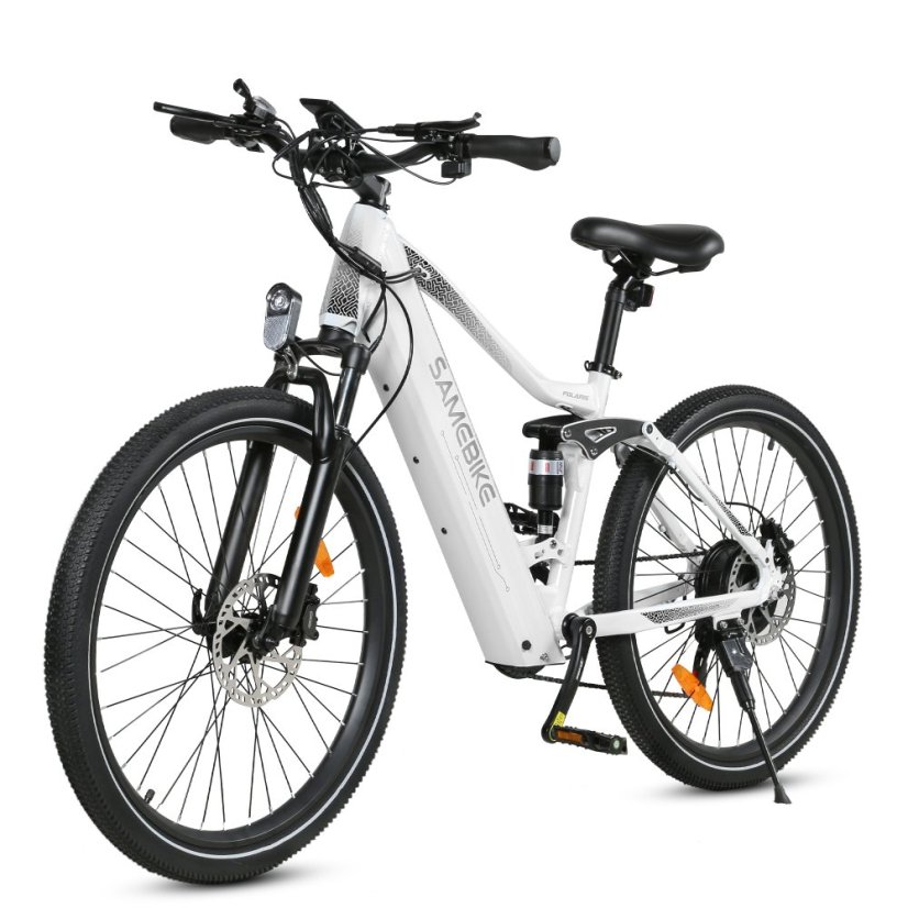Celoodpružené elektrokolo SAMEBIKE XD26-II 48V 14Ah - Barva: Černá