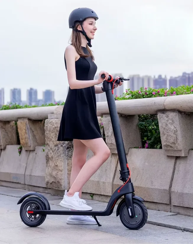 Inovativní skládací elektrokoloběžka KIXIN X7 - Velikost kol: 10"