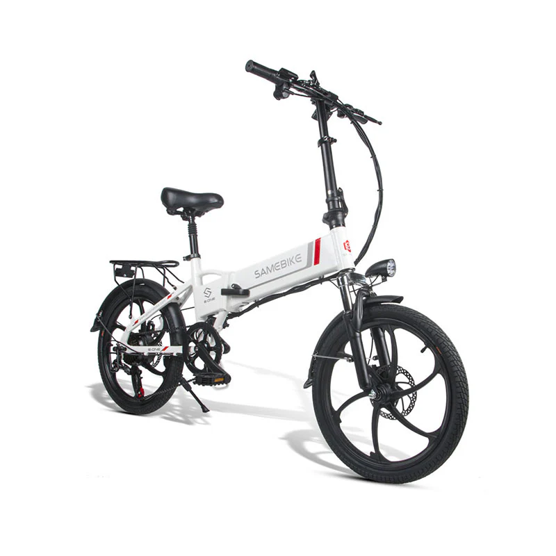 Skládací městské elektrokolo SAMEBIKE 20LVXD30 - Barva: Černá