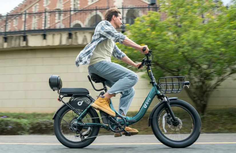 Skládací městské elektrokolo DYU C9 - Barva: Bílá