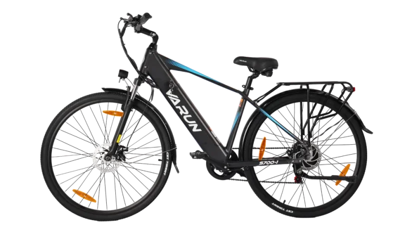 Městské elektrokolo VARUN S700 - Barva: Černá, Rám: Klasický