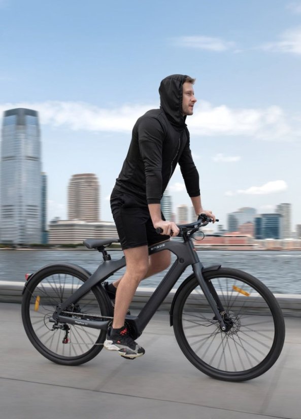 Karbonové městské elektrokolo ENGWE N1 Pro - Barva: Inkoustově zelená