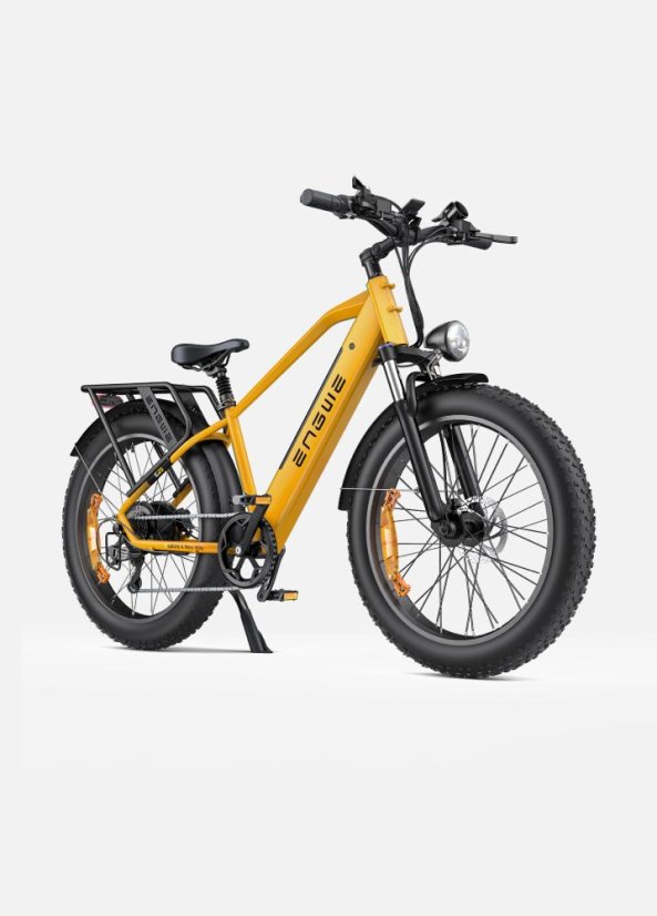 Celoodpružené fatbike elektrokolo ENGWE E26 - Barva: Žlutá, Rám: Snížený
