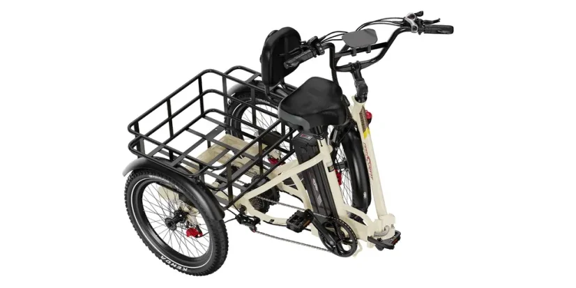 Elektro nákladní tříkolka OT30 Pro - Barva: Černá