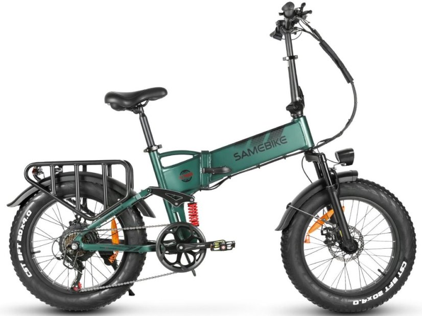 Skládací Fat Bike SAMEBIKE RS-A02 - Barva: Tmavě modrá