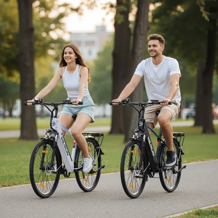 Městské elektrokolo VARUN S700 - Barva: Bílá, Rám: Snížený