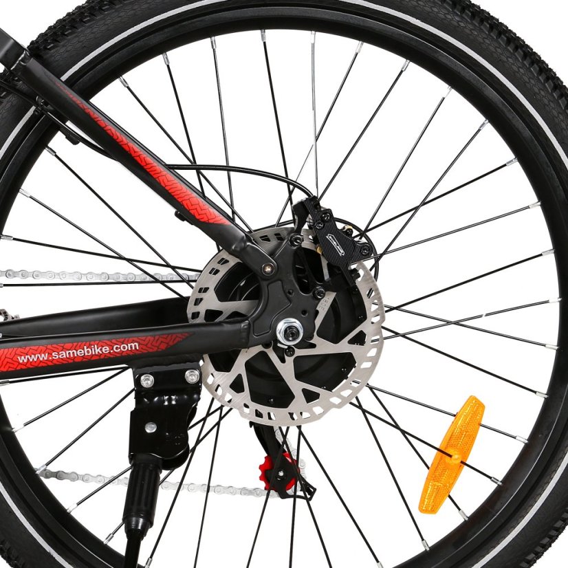 Celoodpružené elektrokolo SAMEBIKE XD26-II 48V 14Ah - Barva: Černá