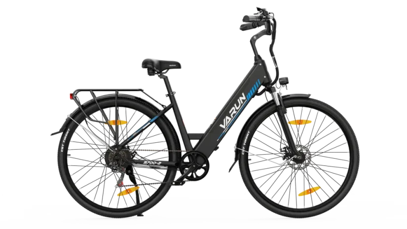 Městské elektrokolo VARUN S700 - Barva: Černá, Rám: Klasický