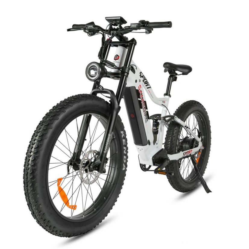 Celoodpružené fatbike elektrokolo SAMEBIKE RS-A08-II 48V 17Ah - Barva: Modrá