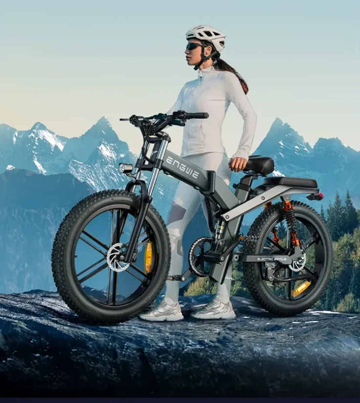 Celoodpružené skládací fatbike elektrokolo ENGWE X26