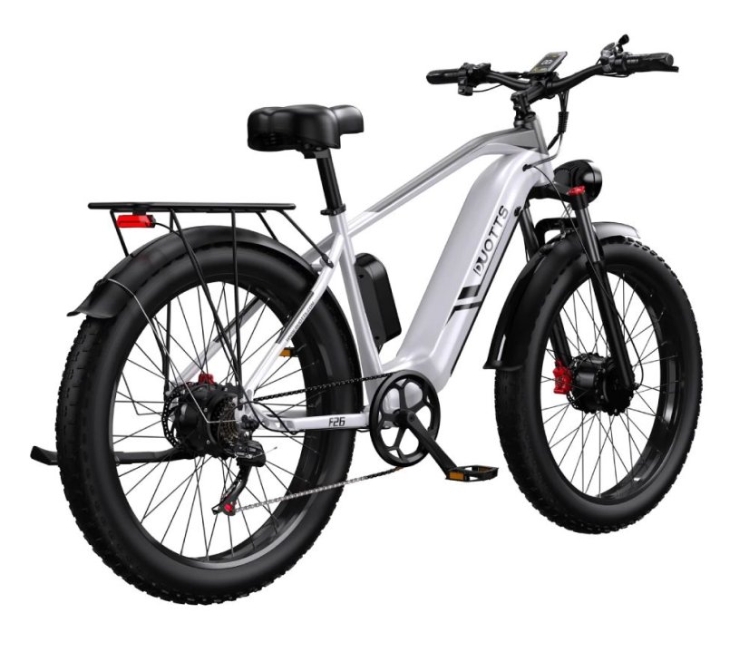 Elektrické kolo se dvěma motory DUOTTS F26 - Barva: Černá
