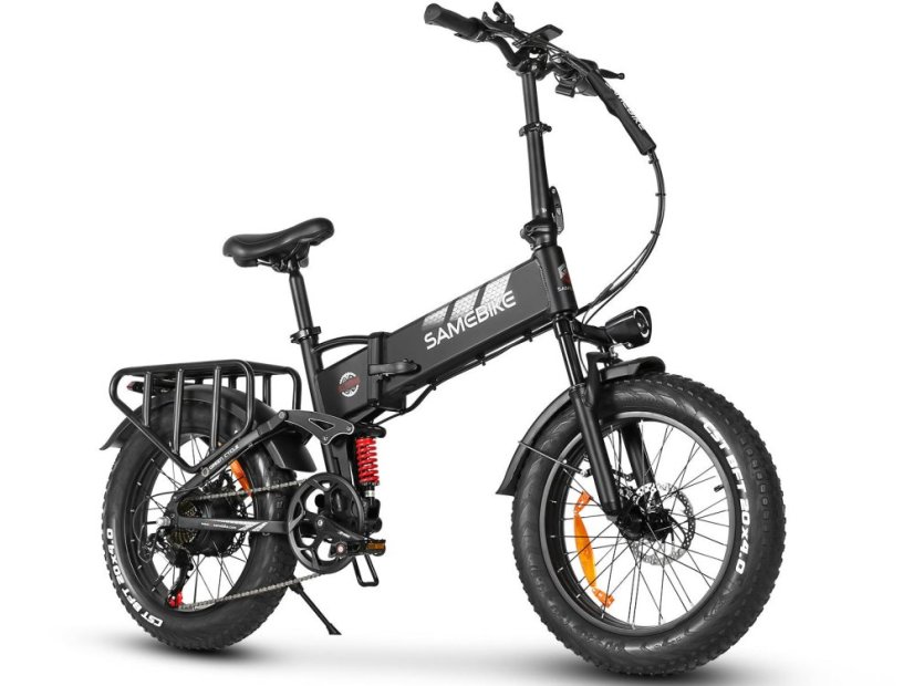 Skládací Fat Bike SAMEBIKE RS-A02 - Barva: Tmavě modrá