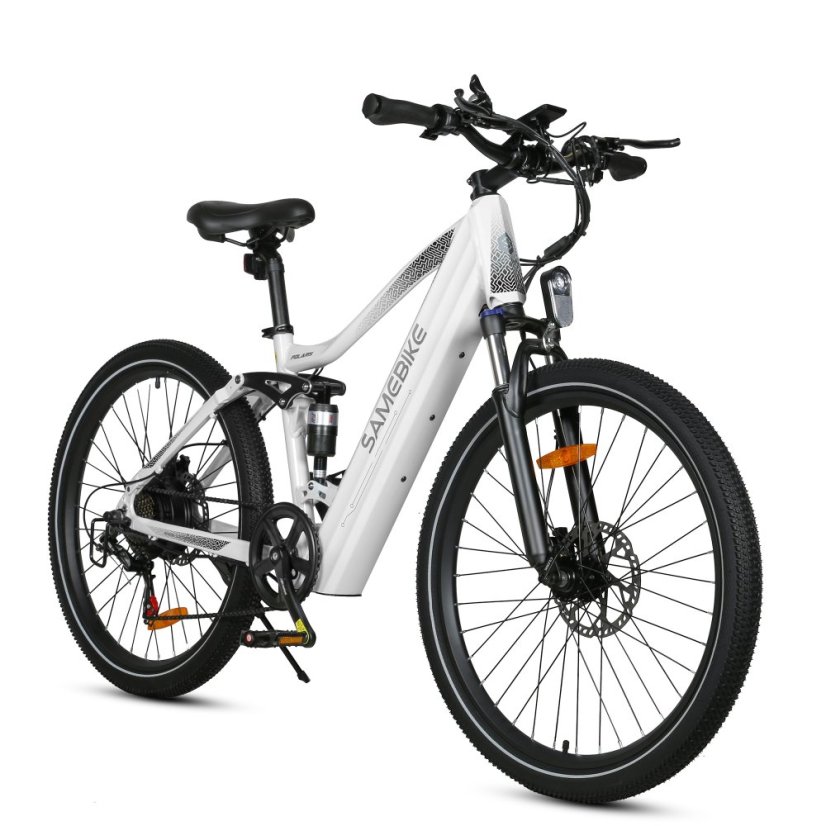 Celoodpružené elektrokolo SAMEBIKE XD26-II 48V 14Ah - Barva: Černá