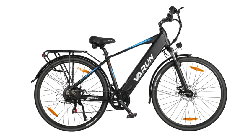 Městské elektrokolo VARUN S700 - Barva: Černá, Rám: Klasický