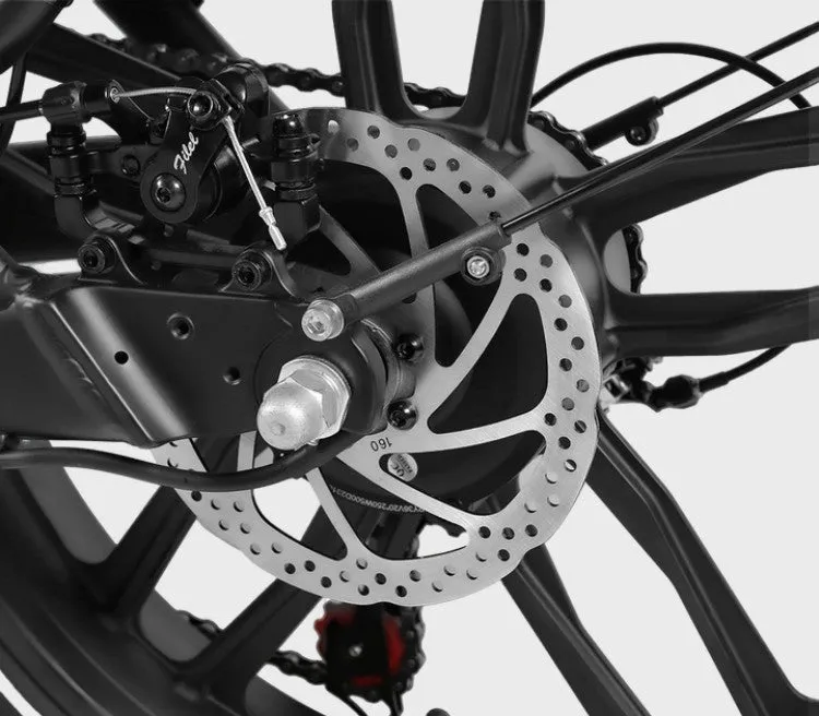 Skládací elektrokolo SAMEBIKE C05 Pro - Barva: Bílá