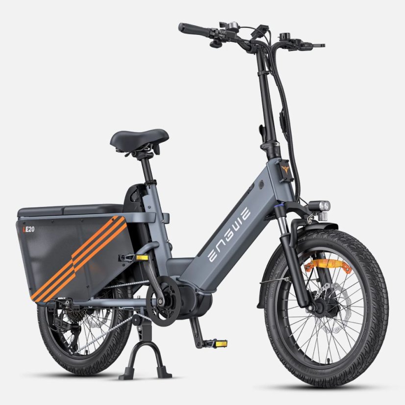 Nákladní elektrokolo ENGWE LE20 - Barva: Šedá, Počet baterií: 1