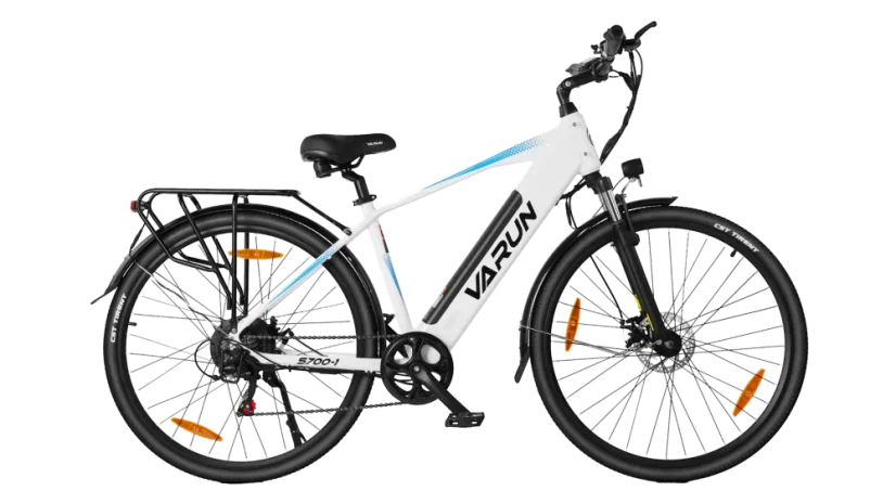 Městské elektrokolo VARUN S700 - Barva: Bílá, Rám: Snížený