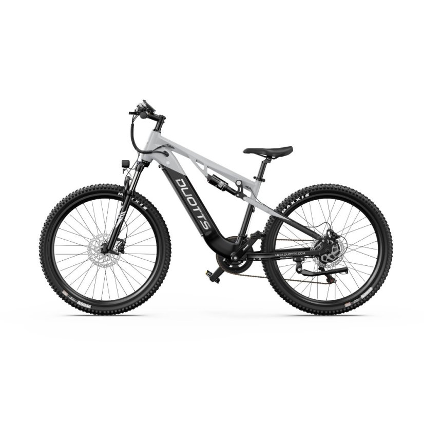 Celoodpružené horské elektrokolo Duotts E29 - Barva: Černá