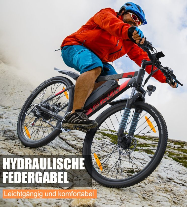 Horské elektrokolo VARUN M27-1 PRO - Barva: Modrá