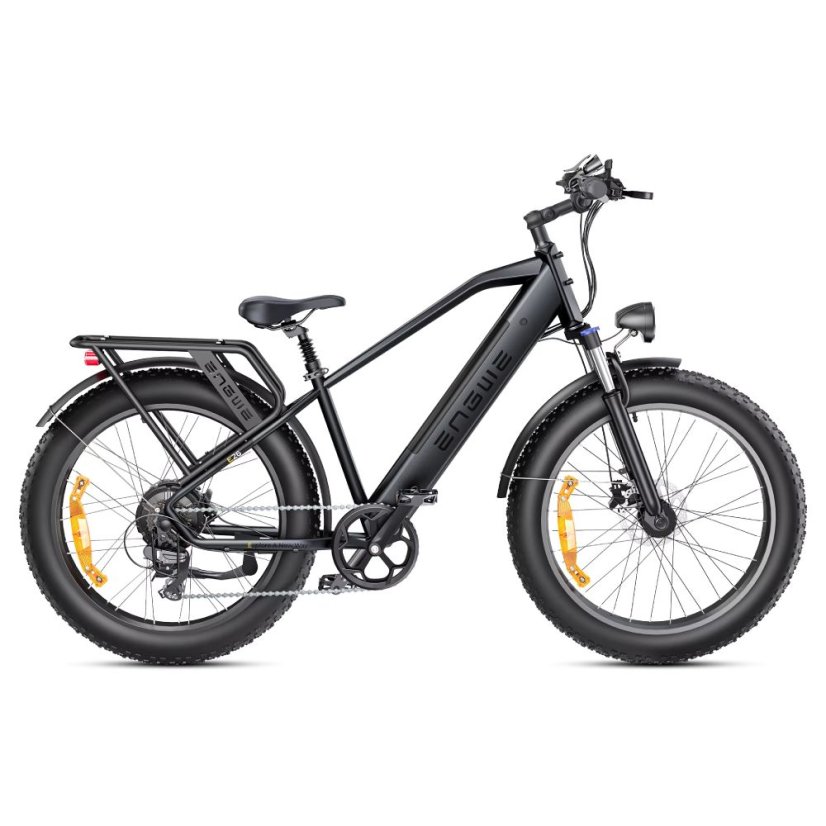 Celoodpružené fatbike elektrokolo ENGWE E26 - Barva: Žlutá, Rám: Snížený