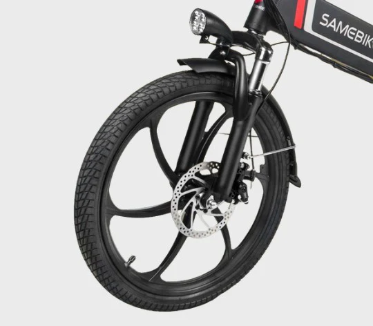 Skládací městské elektrokolo SAMEBIKE 20LVXD30 - Barva: Černá