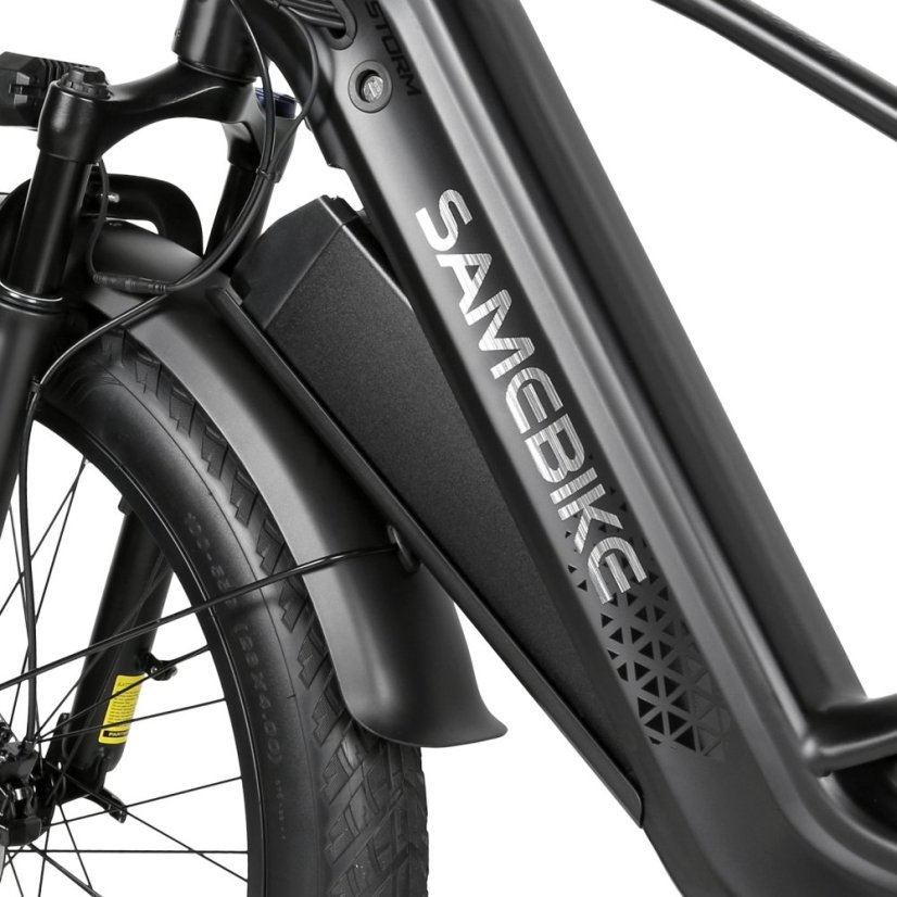 Výkonné fatbike elektrokolo SAMEBIKE STORM 48V 20Ah - Barva: Bílá