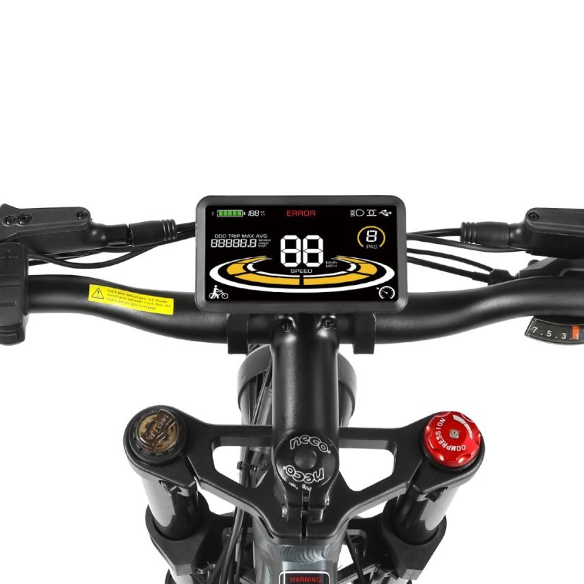 Celoodpružené fatbike elektrokolo SAMEBIKE RS-A08-II 48V 17Ah - Barva: Modrá
