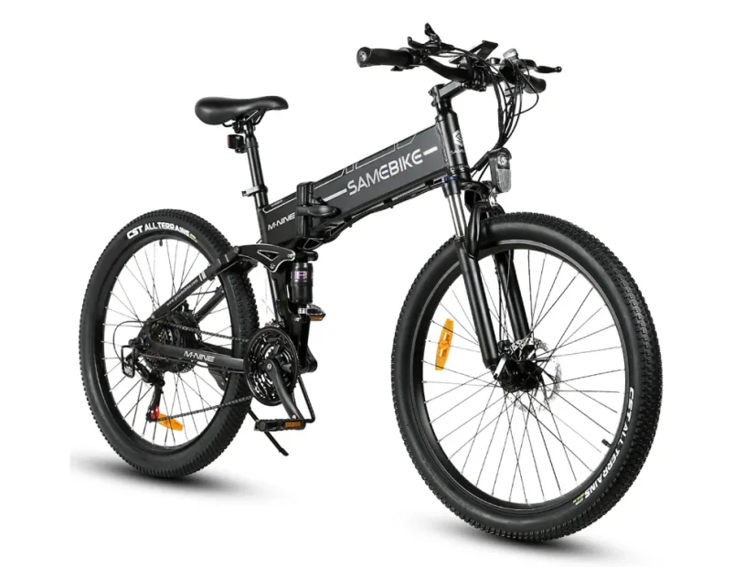 Skládací elektrokolo SAMEBIKE LO26-II - Barva: Černá