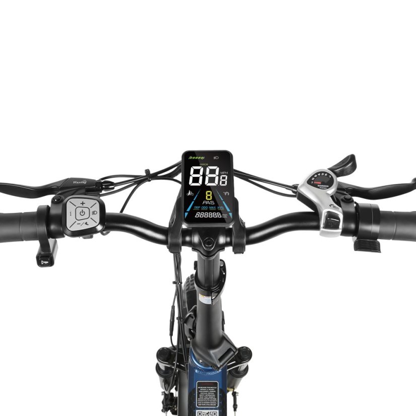 Skládací Fat Bike SAMEBIKE RS-A02 - Barva: Tmavě modrá