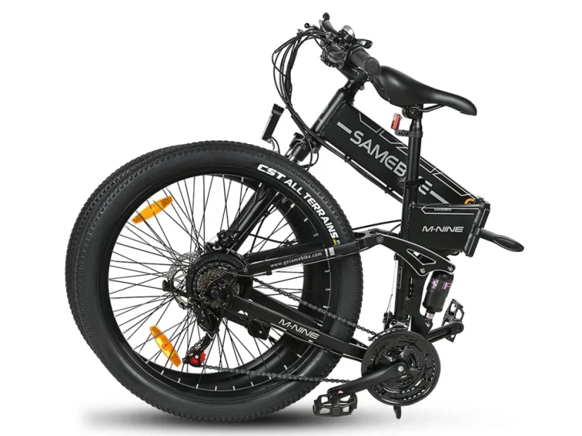 Skládací elektrokolo SAMEBIKE LO26-II - Barva: Černá
